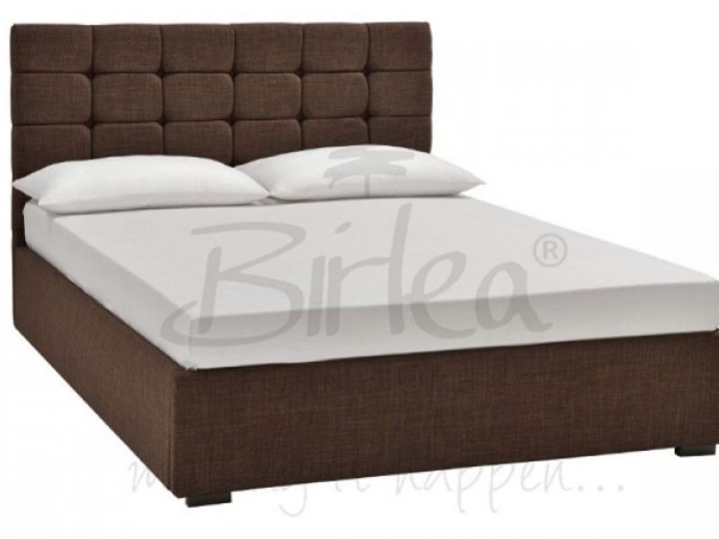 Birlea Isabella 4ft6 Double Brown Upholstered Fabric Bed Frame