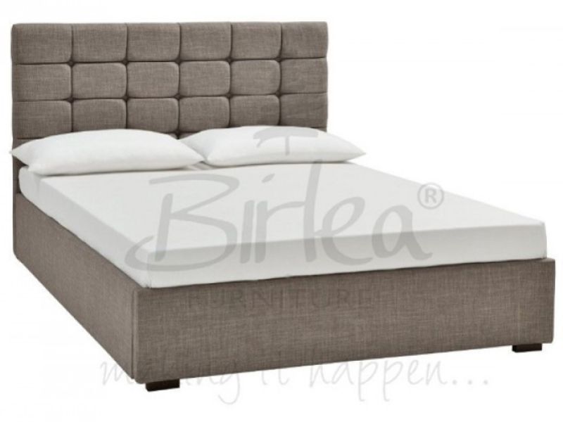 Birlea Isabella 4ft6 Double Grey Upholstered Fabric Bed Frame