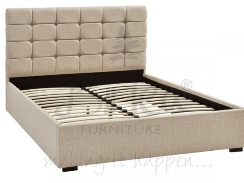 Birlea Isabella 4ft6 Double Cappuccino Upholstered Fabric Bed Frame