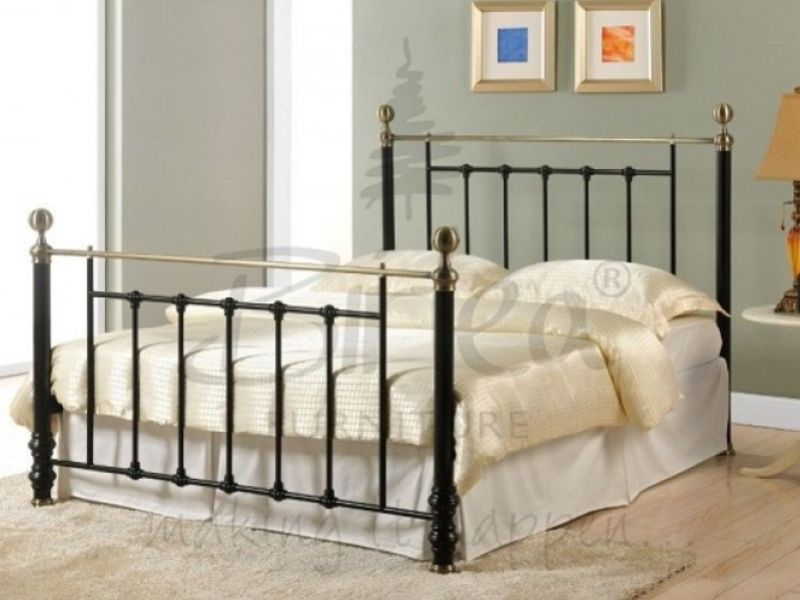 Birlea Charlotte 4ft 6 Double Black Metal Bed Frame