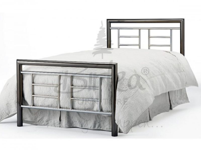 Birlea Montana Chrome and Nickel 3ft Single Metal Bed Frame