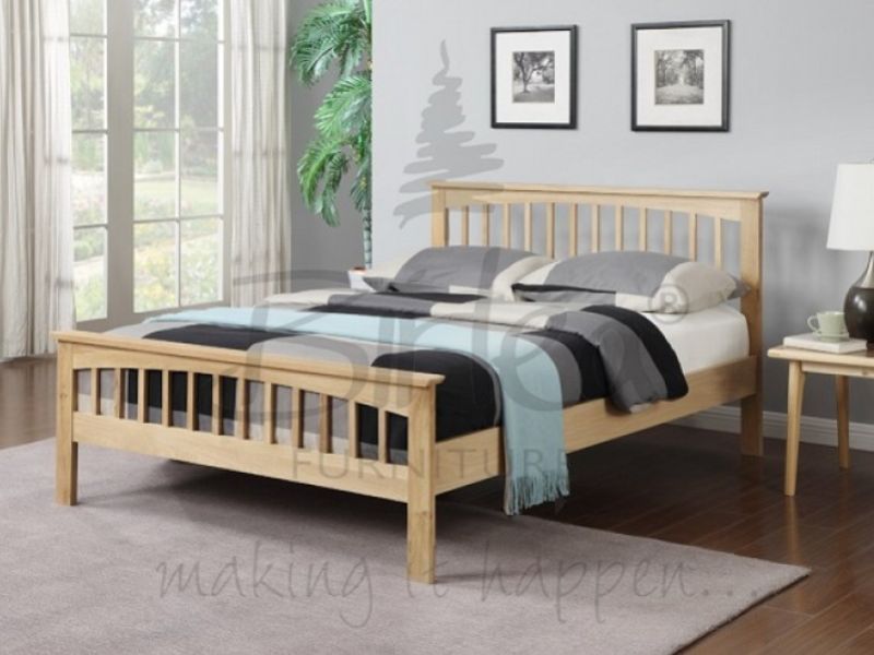 Birlea Saunton 4ft Small Double Solid Oak Bed Frame