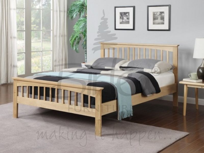 Birlea Saunton 5ft King Size Solid Oak Bed Frame