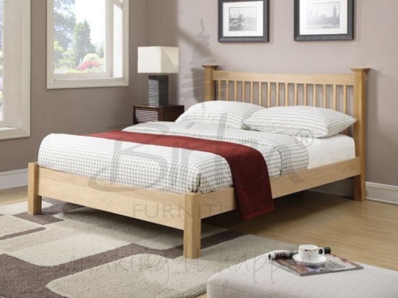 Birlea Kimberley 4ft 6 Double Solid Oak Bed Frame