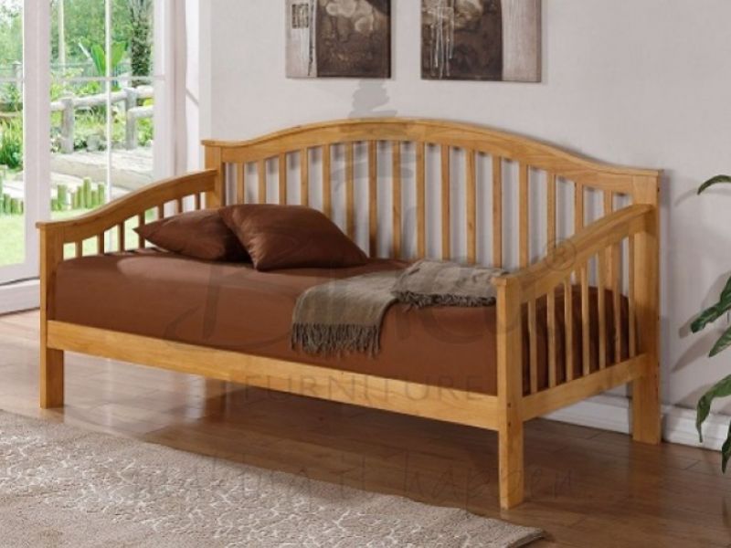 Birlea Savannah Wooden Day Bed Frame with Oak Finish