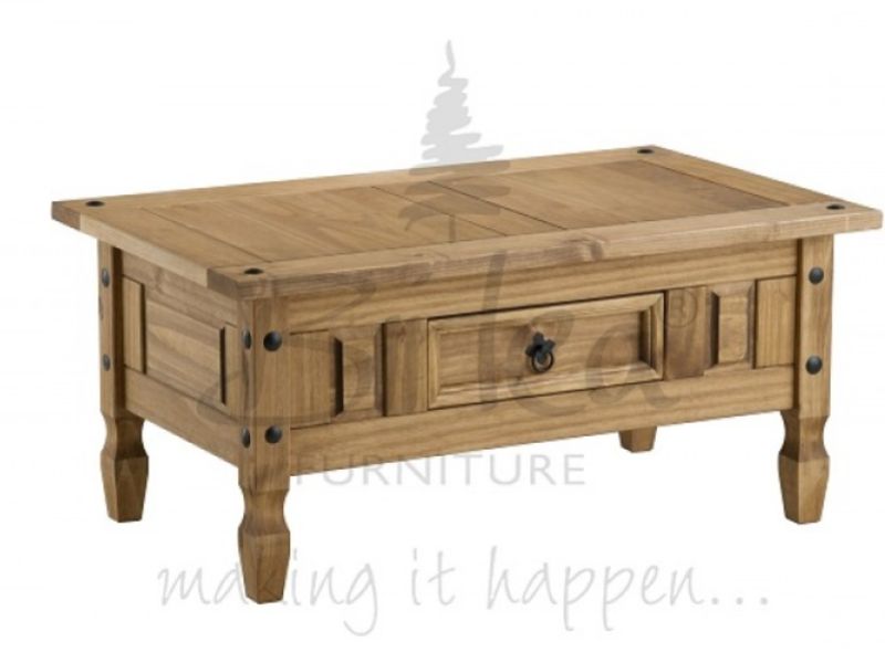 Birlea Corona Pine 1 Drawer Coffee Table