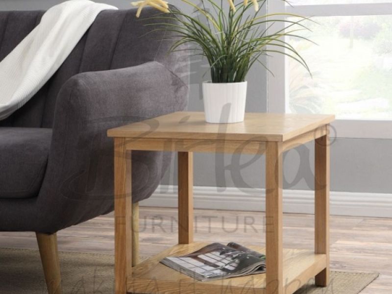 Birlea Cambridge Oak Veneer Lamp Table