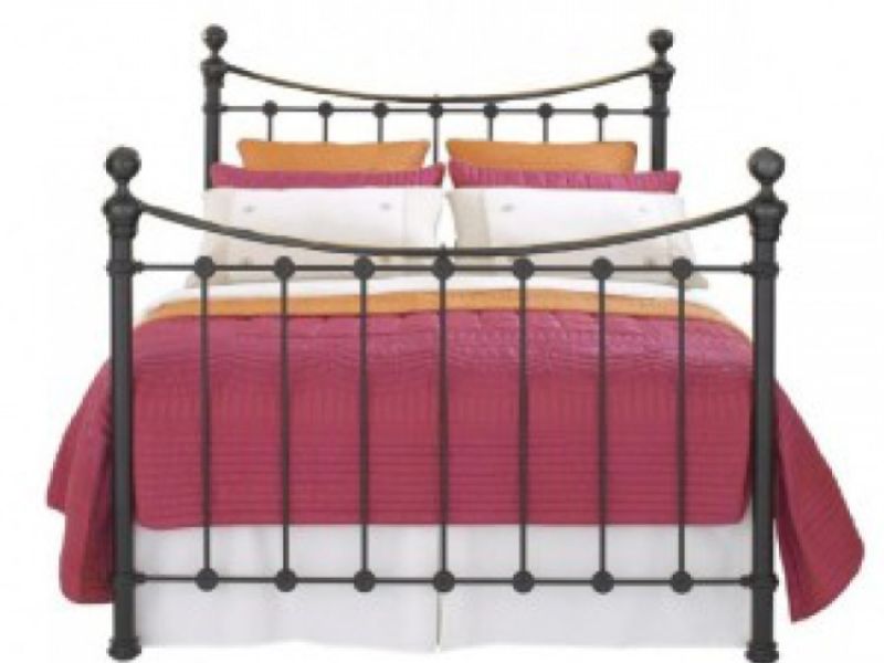 Obc Selkirk 5ft Kingsize Solo Satin Black Metal Bed Frame By Original Bedstead Company Obc Selkirk 5ft Kingsize Solo Satin, Black Cast Iron King Size Bed Frame