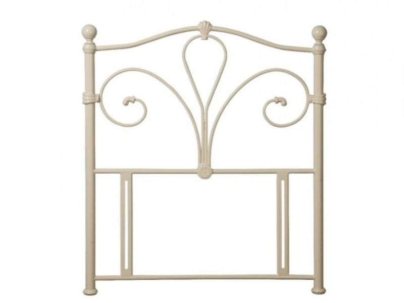 Limelight Nimbus 4ft6 Double Ivory Metal Headboard