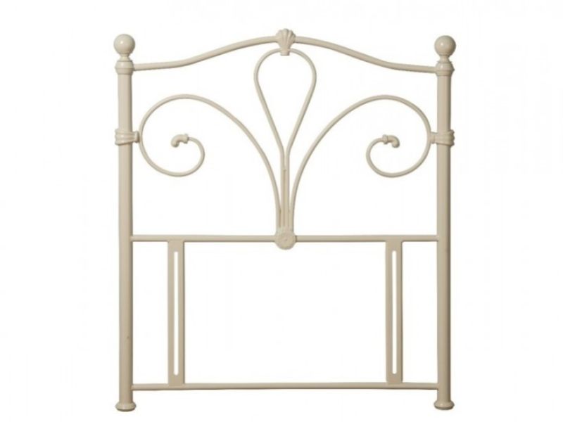 Limelight Nimbus 5ft Kingsize Ivory Metal Headboard