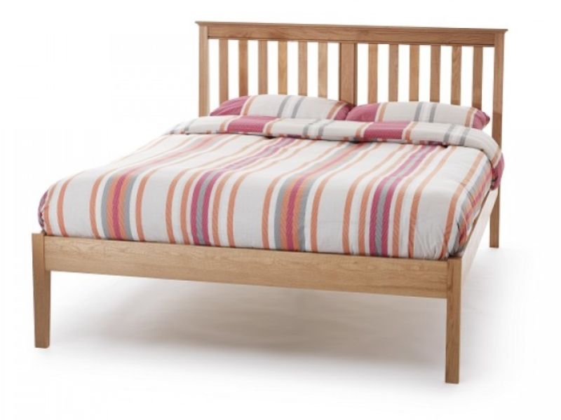 Serene Salisbury 6ft Super Kingsize Oak Low Foot End Bed Frame