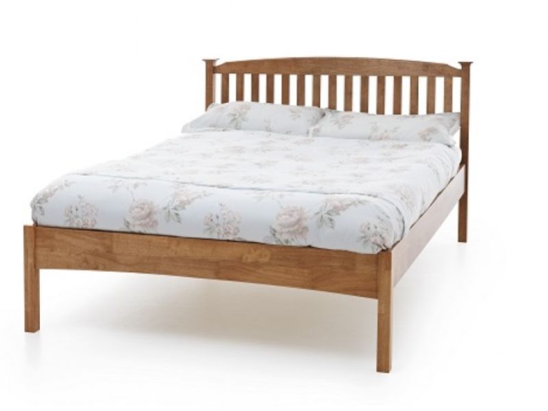 Serene Eleanor 6ft Super King Size Oak Finish Wooden Bed Frame with Low Footend