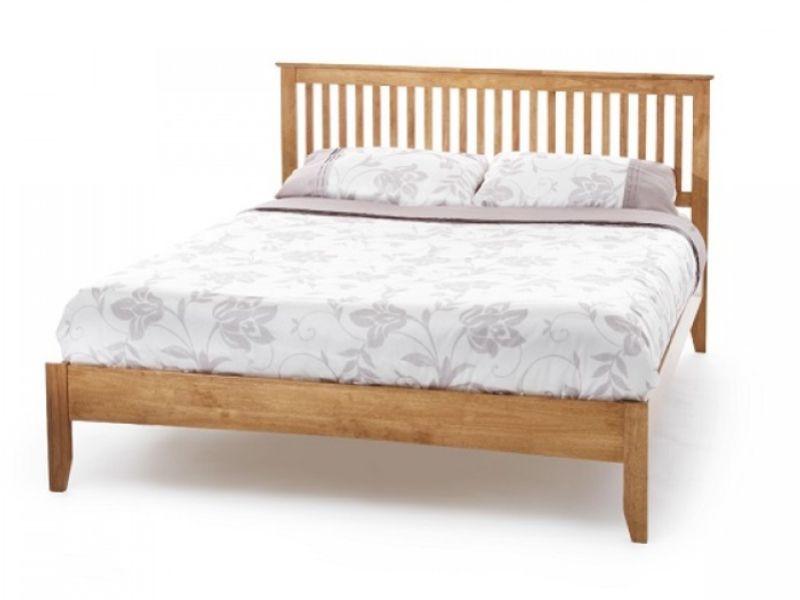 Serene Freya 5ft King Size Oak Wooden Bed Frame