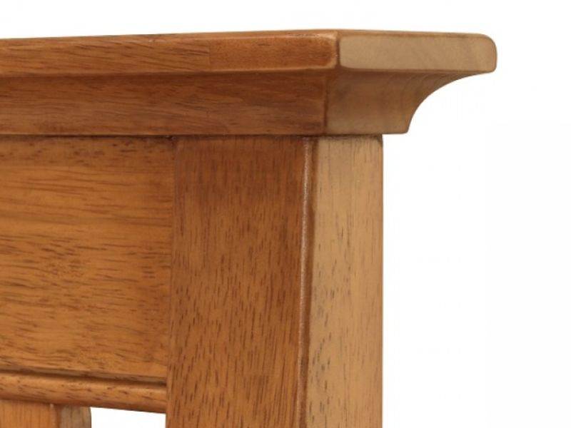 Serene Grace 4ft6 Double Cherry Wooden Bed Frame with High Foot End