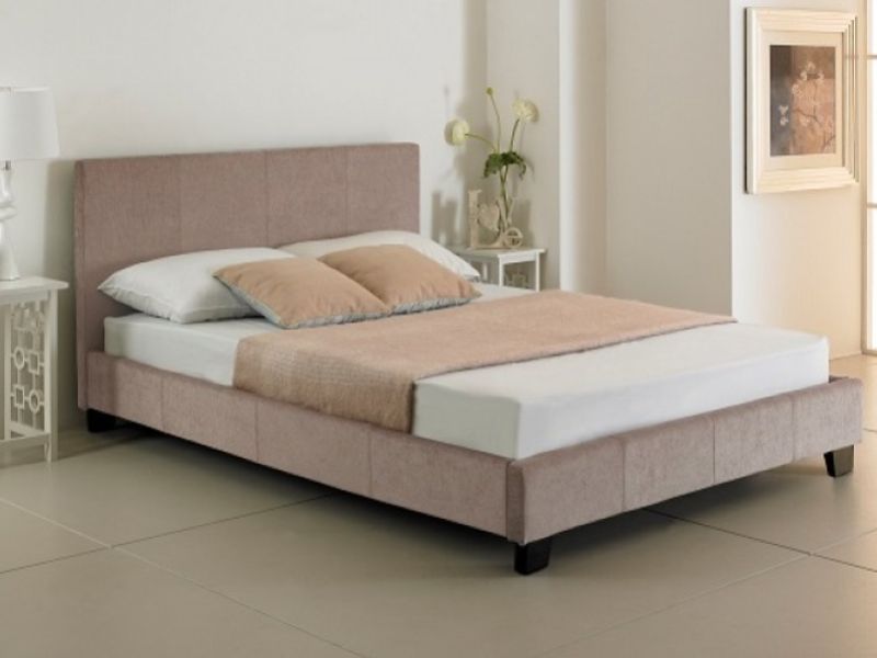 Emporia Valencia 4ft6 Double Stone Fabric Bed Frame