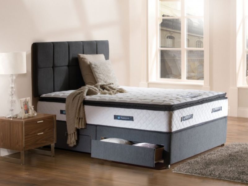 Sealy Burbank Posturepedic Platinum 3ft Single Divan Bed