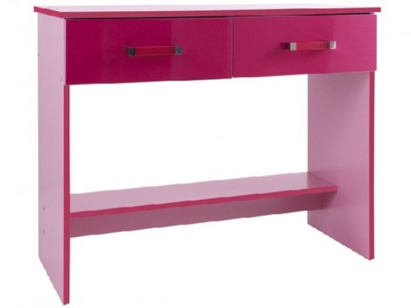 GFW Ottawa 2 Tones Gloss Pink Study Desk