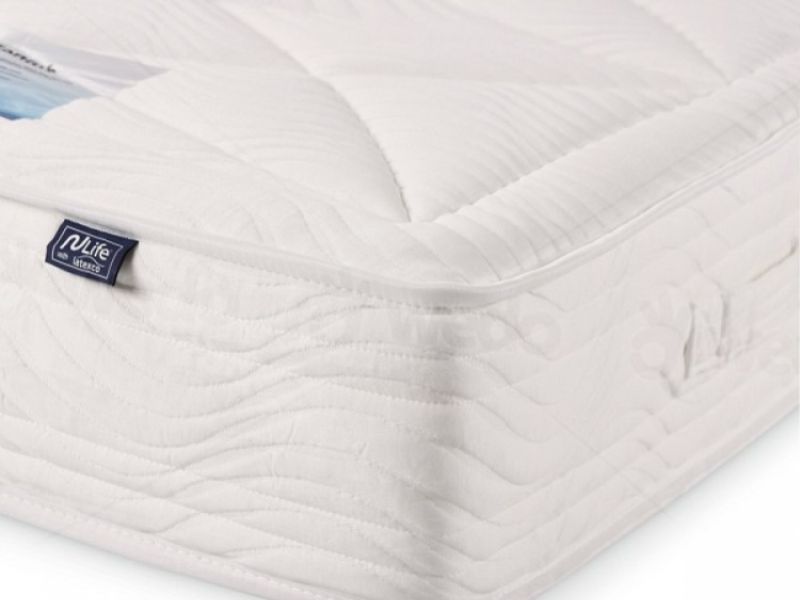 Breasley Nulife Revive 4ft6 Double 1000 Pocket Sprung Latex Mattress Quilted