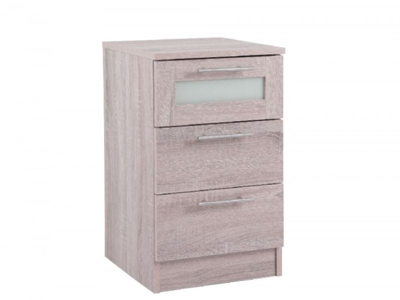 GFW Vancouver Sonoma Limed Oak Bedside