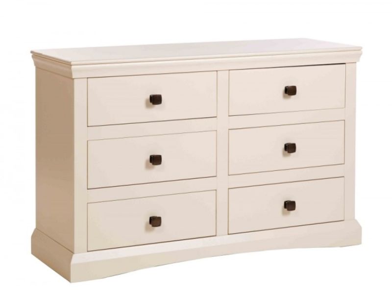 Core Quebec 6 (3 + 3) Drawer Cream Chest