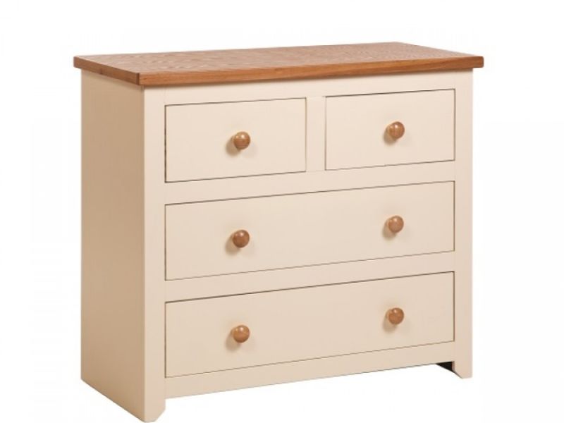 Core Jamestown 4 (2 + 2) Drawer Cream Chest