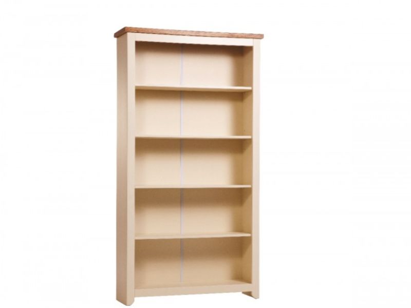 Core Jamestown Tall Cream Bookcase