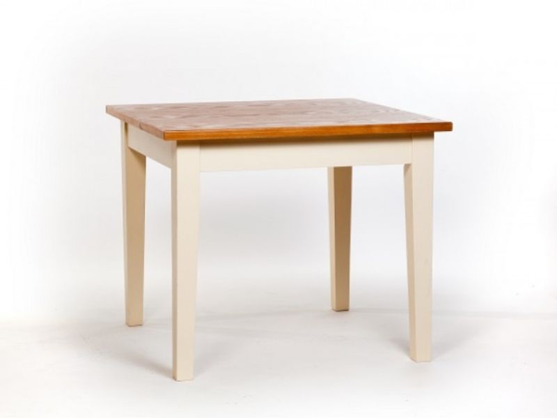 Core Jamestown Cream And Mellow Oak Square Dining Table
