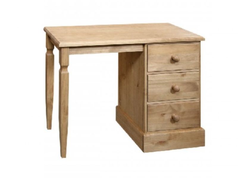 Core Cotswold Pine Single Pedestal Dressing Table