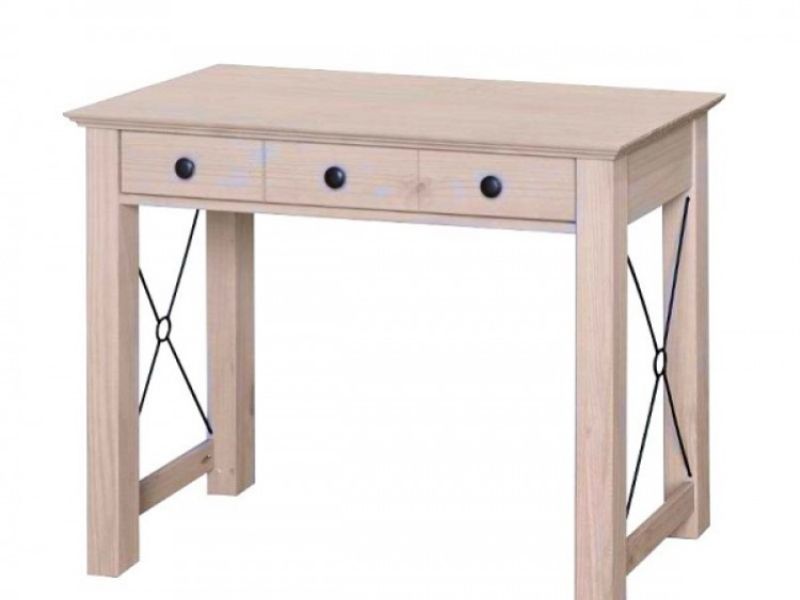 Core Pembroke Sandwash Effect Pine Console Dressing Table