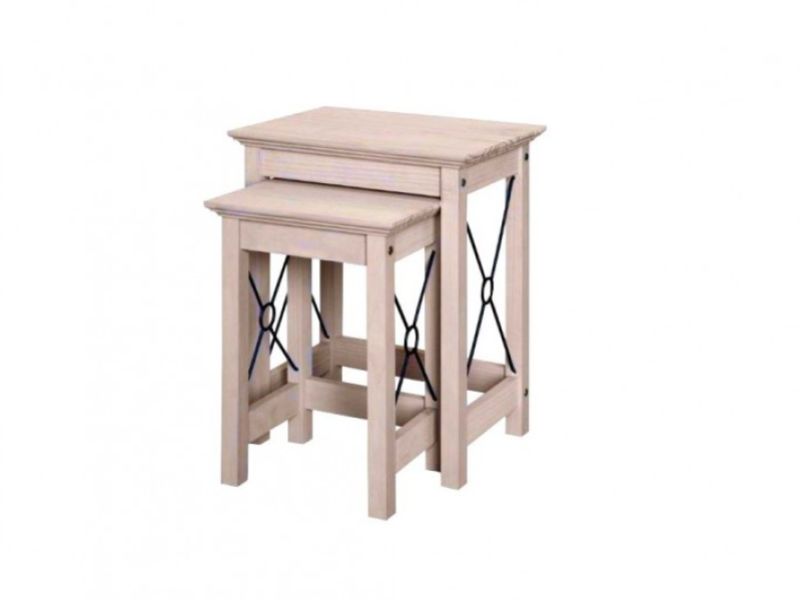 Core Pembroke Sandwash Effect Pine Nest Of Tables