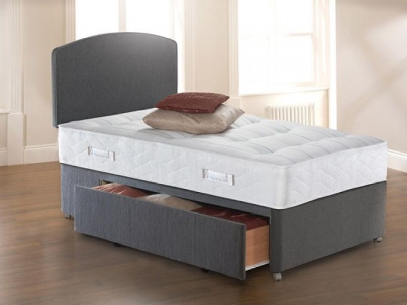 Sealy Solo Ultra Tufted 3ft Single Divan Bed