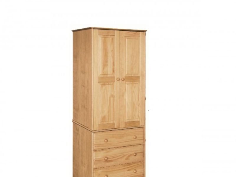 Core Balmoral Pine 2 Door 3 Drawer Wardrobe