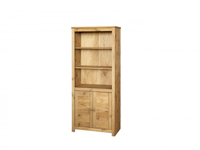 Core Hacienda Pine 2 Door Bookcase