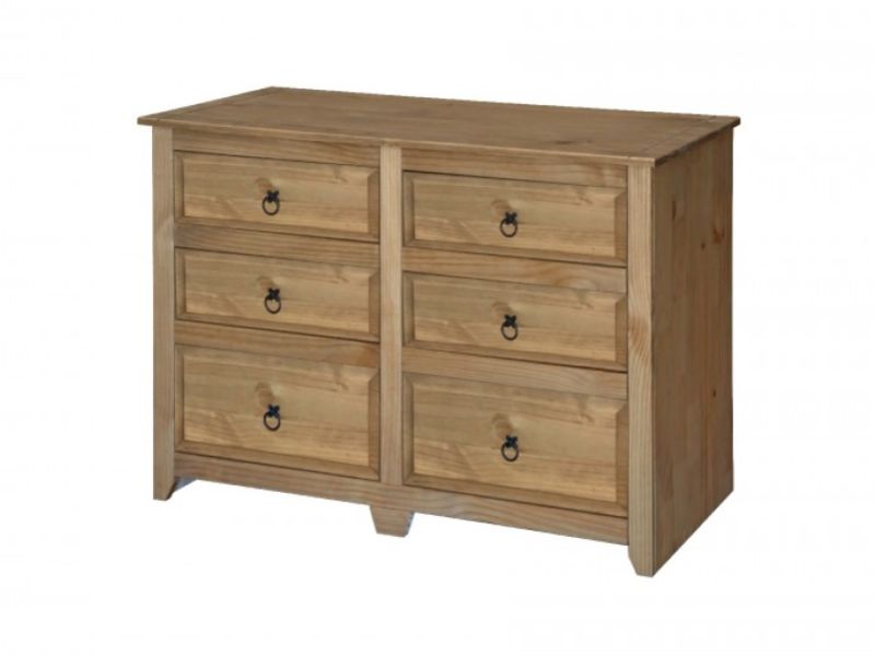 Core Mexican Pine 6 Drawer Chest