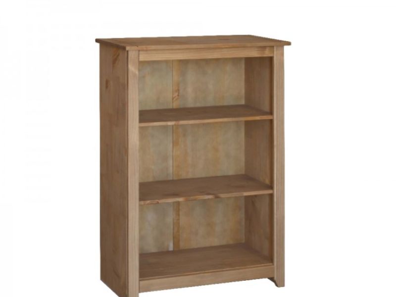 Core Mexican Pine Low Bookcase