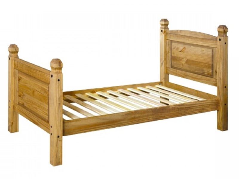 Core Corona 3ft Single Pine Wooden Bed