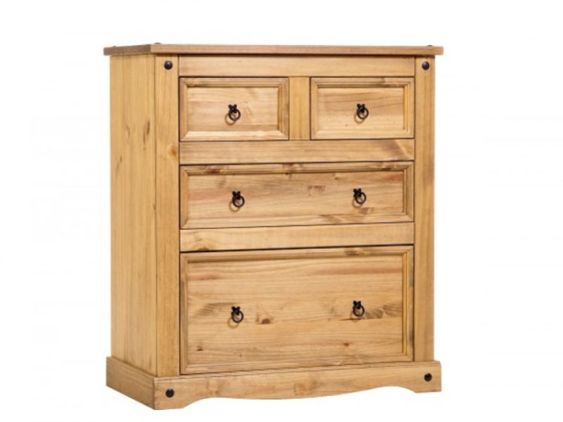 Core Corona Pine 2 + 2  Drawer Chest