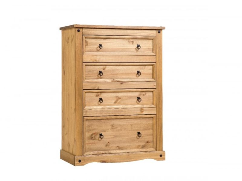 Core Corona Pine 4 Drawer Chest