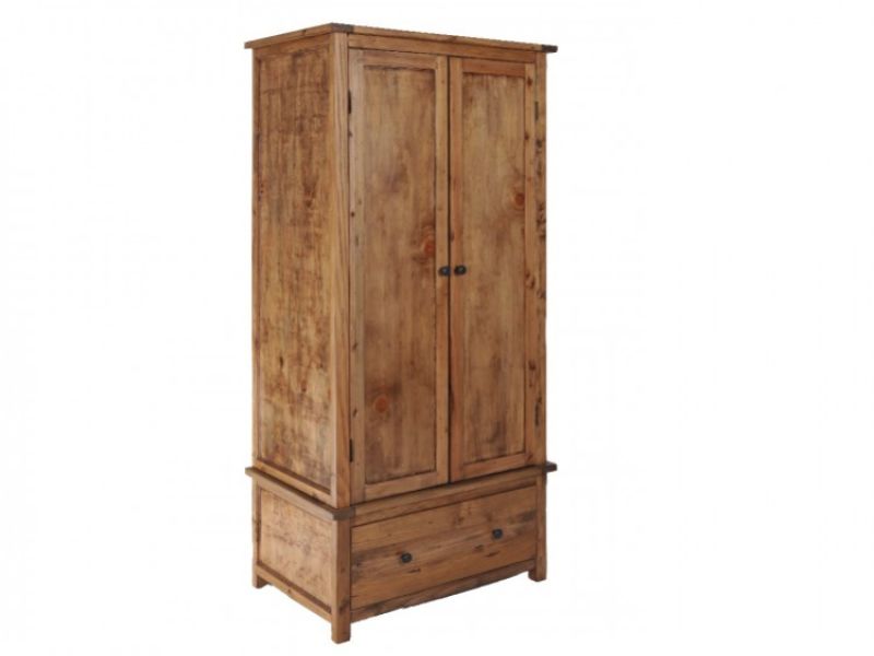Core Denver 2 Door 1 Drawer Wardrobe