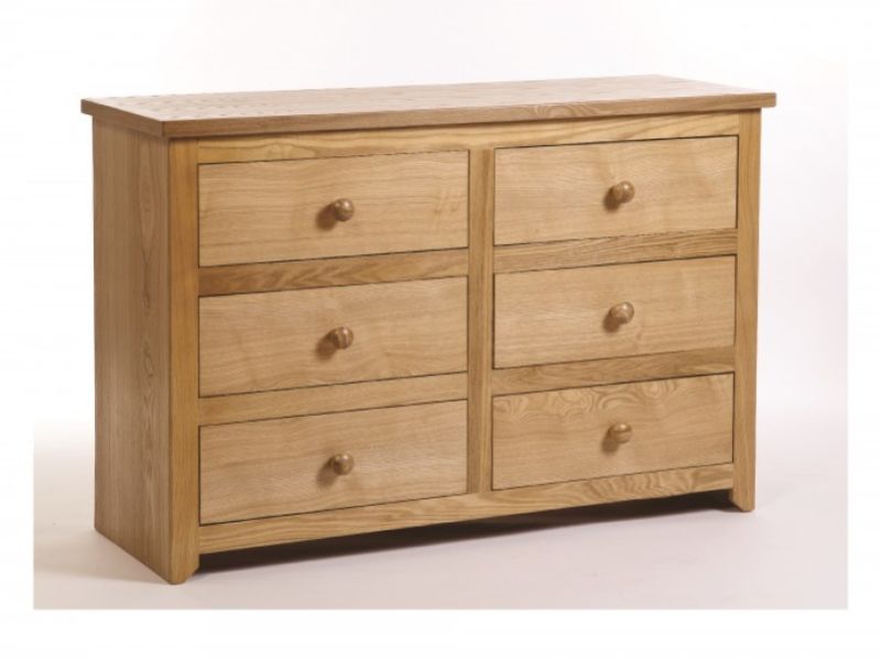 Core Hamilton 3 + 3 Drawer Wide Chest