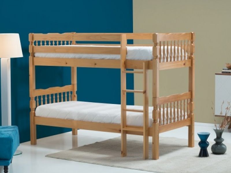 Birlea Weston 3ft Single Wooden Pine Bunk Bed Frame