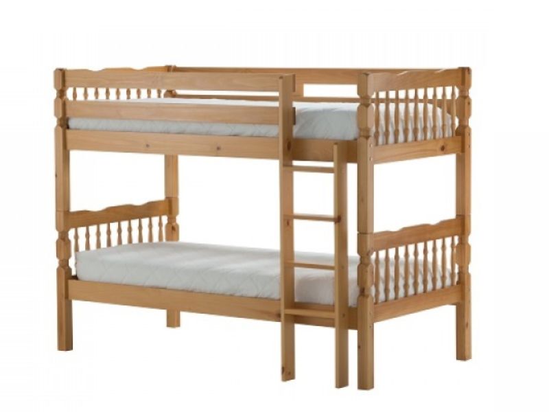 Birlea Weston 3ft Single Wooden Pine Bunk Bed Frame