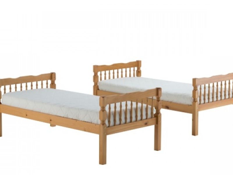 Birlea Weston 3ft Single Wooden Pine Bunk Bed Frame