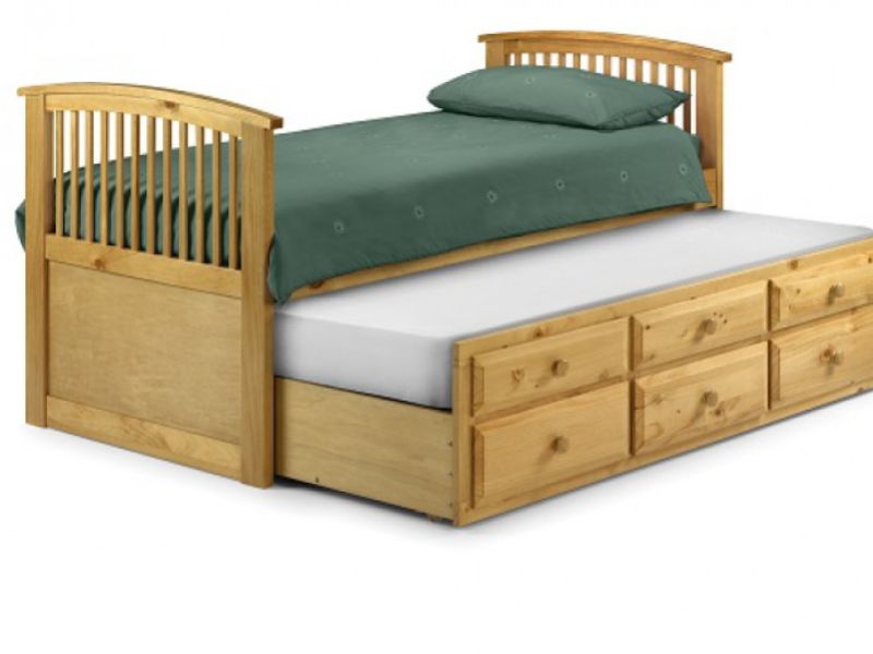 Julian Bowen Hornblower 3ft Pine Cabin Guest Bed