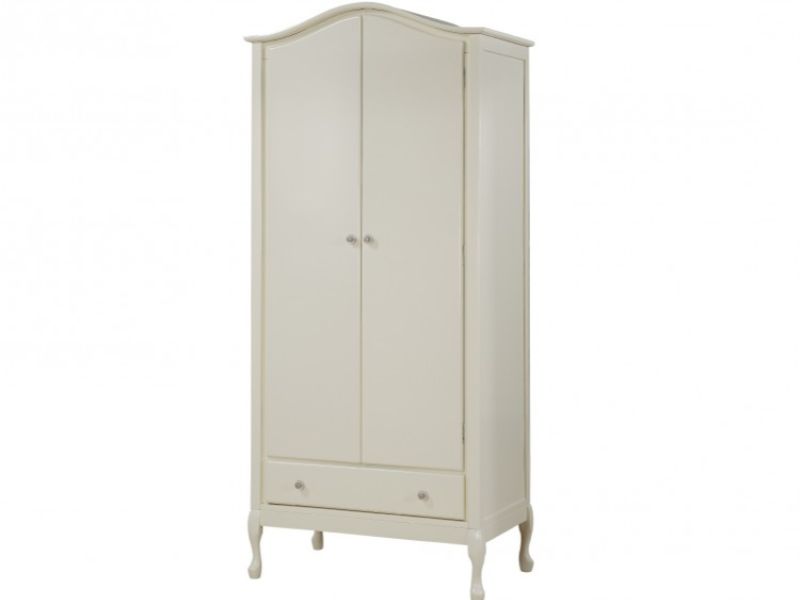 GFW Loire 2 Door Ivory Wardrobe with Drawer