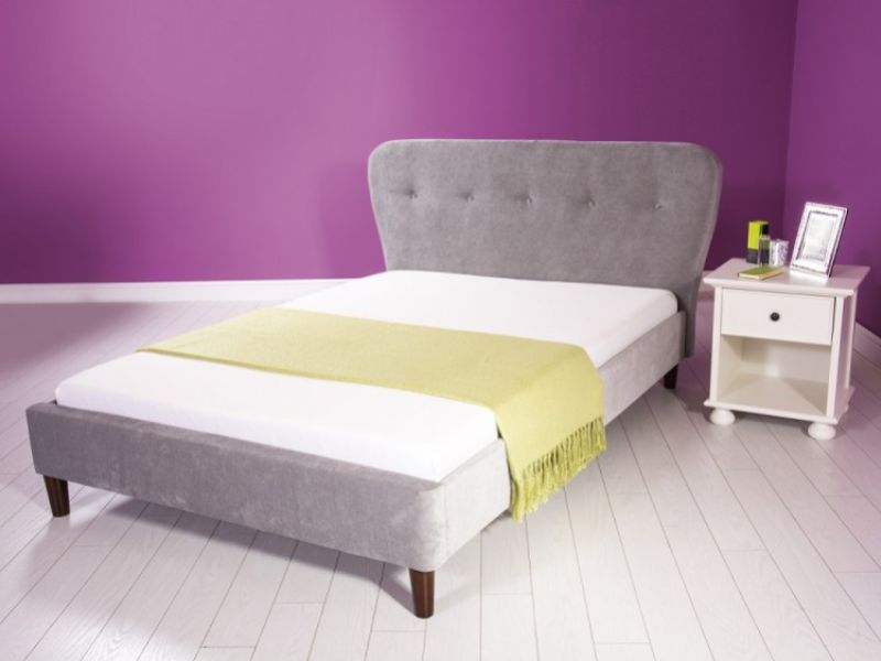 GFW Avery 5ft Kingsize Natural Upholstered Bed Frame