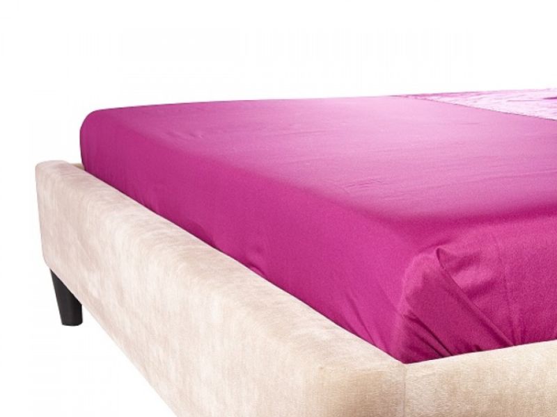 GFW Ameris 5ft King Size Natural Upholstered Bed Frame