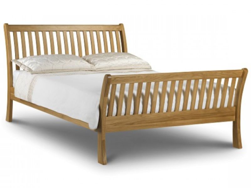 Julian Bowen Leona 4ft6 Double Oak Bed Frame