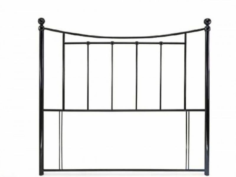 Metal Beds Bristol 4ft6 Double Black Headboard