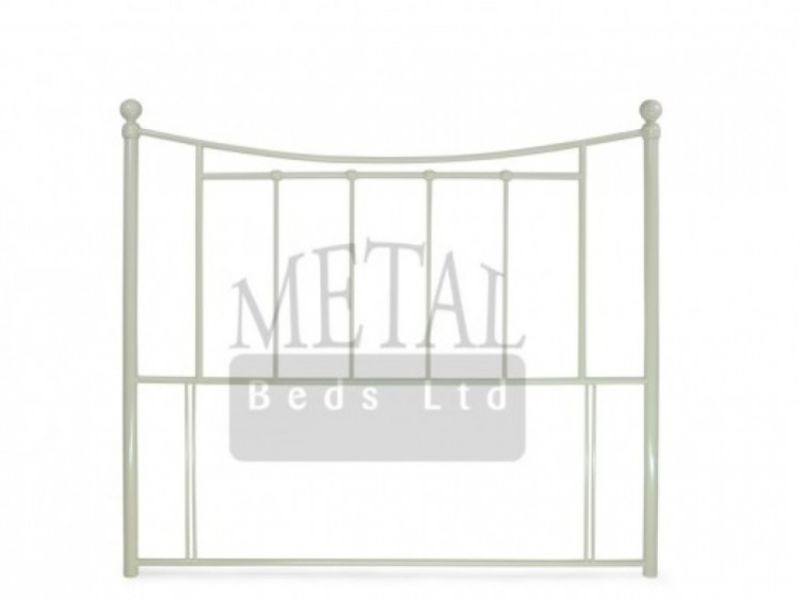 Metal Beds Bristol 4ft Small Double Ivory Headboard